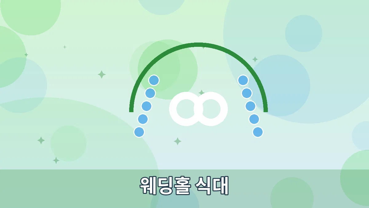 웨딩홀 식대 안내 이미지 2