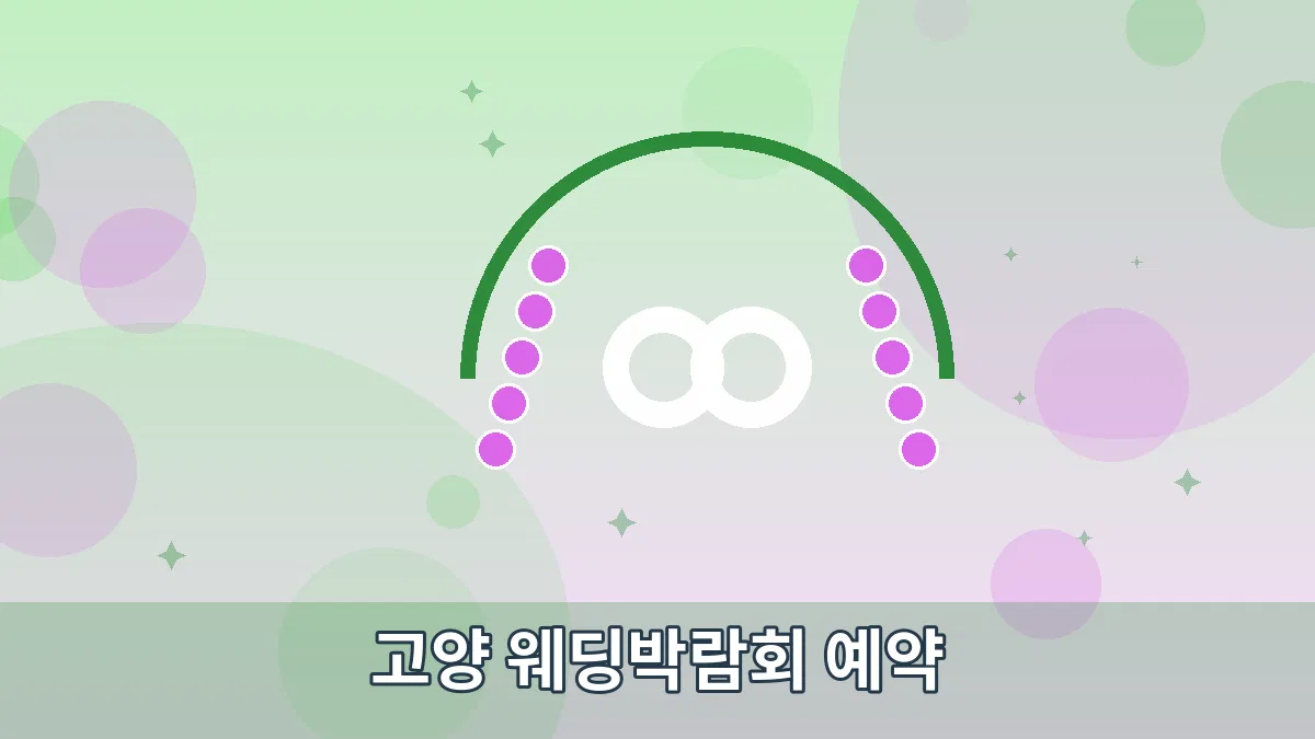 고양 웨딩박람회 예약 안내 이미지 5