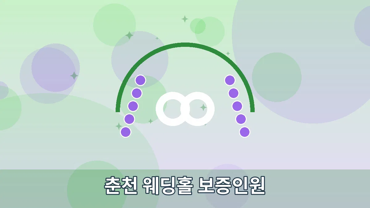 춘천 웨딩홀 보증인원 안내 이미지 4