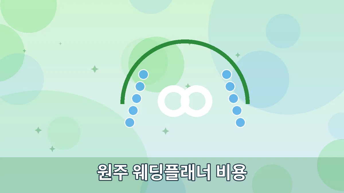 원주 웨딩플래너 비용 안내 이미지 2